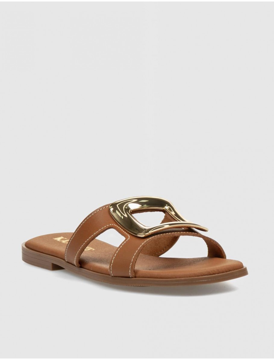 SANDALIA KAMOME ROLA CUERO