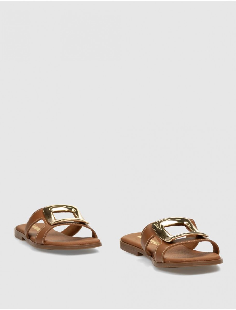 SANDALIA KAMOME ROLA CUERO