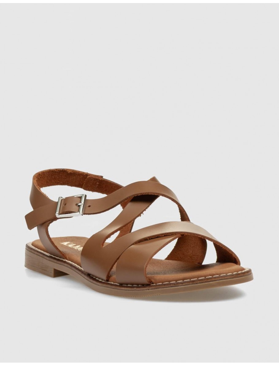 SANDALIA KAMOME SSIRE CUERO