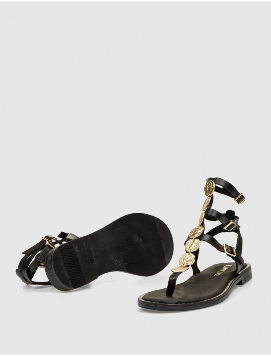 SANDALIA KAMOME FATIMA NEGRO