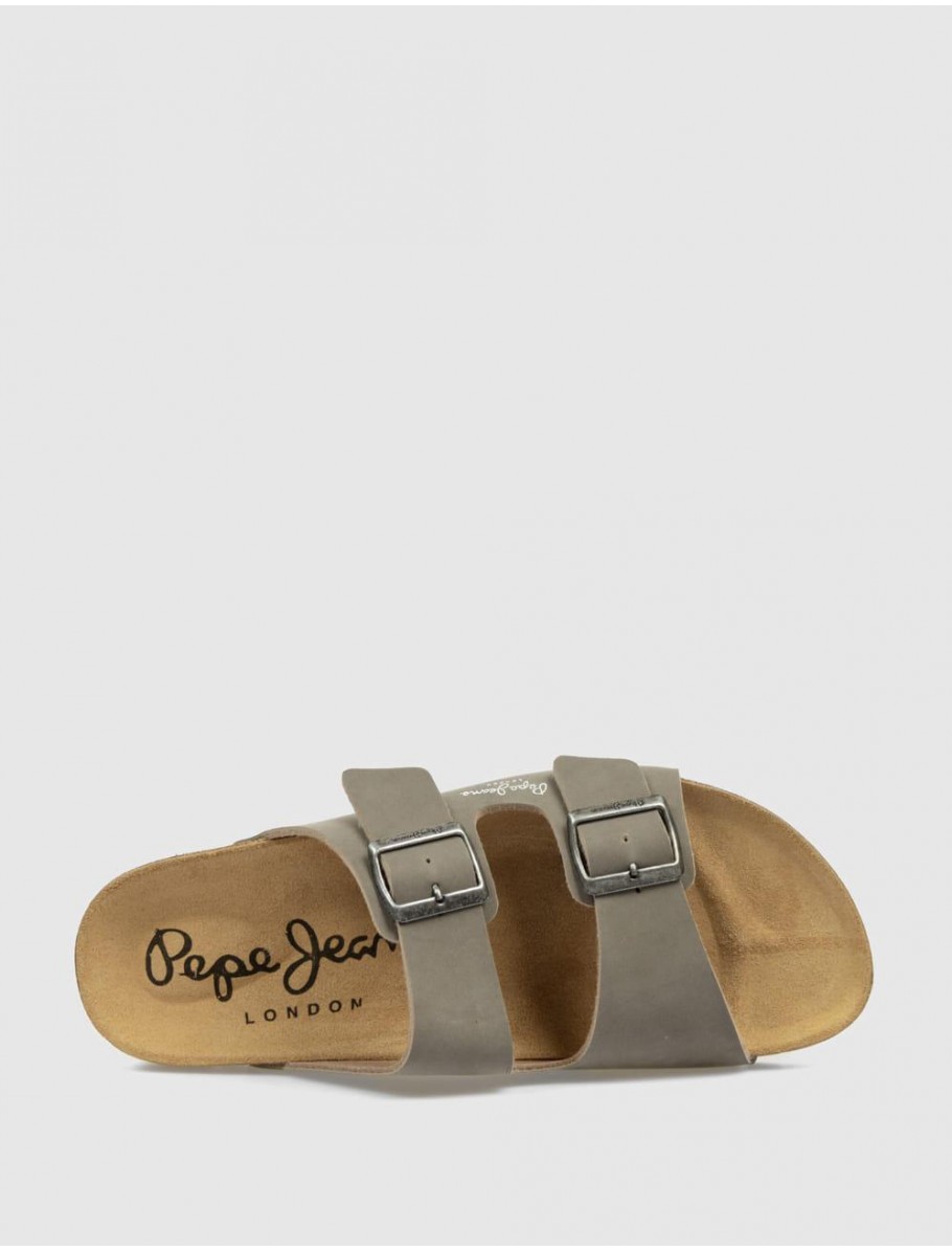 BIO PEPE JEANS BIO M DOUBLE VELOUR TAUPE