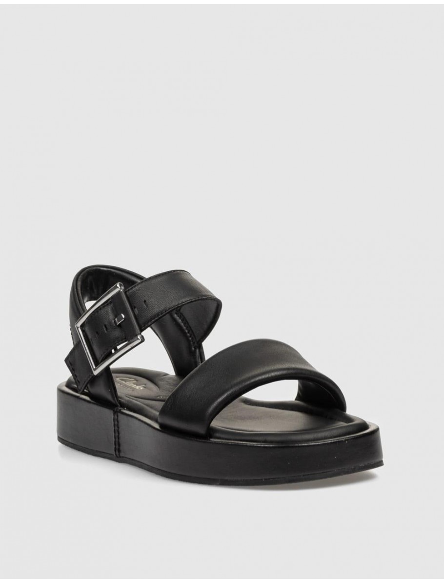 SANDALIA CLARKS ALDA STRAP NEGRO