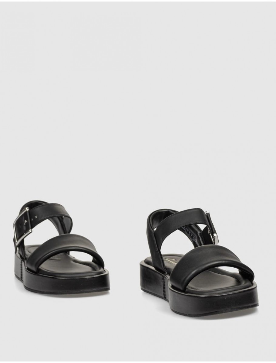 SANDALIA CLARKS ALDA STRAP NEGRO