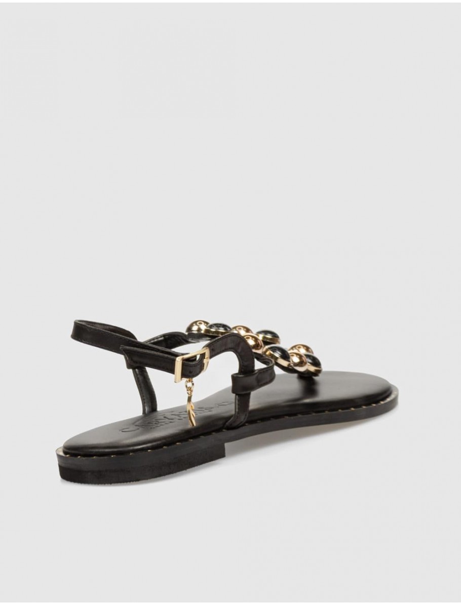 SANDALIA CARYATIS 62040 NEGRO