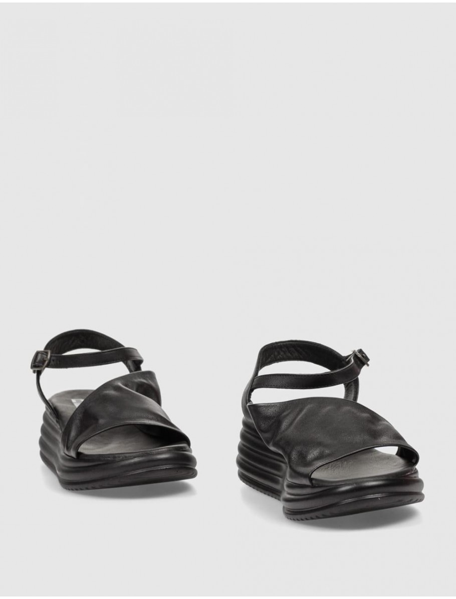 SANDALIA BUENO WA2402 NEGRO