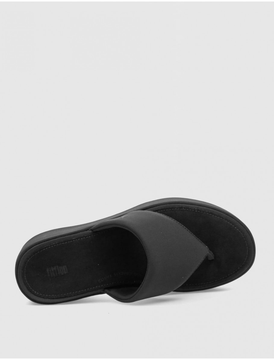 SANDALIA FITFLOP PLATFFORMS WEDGE NEGRO