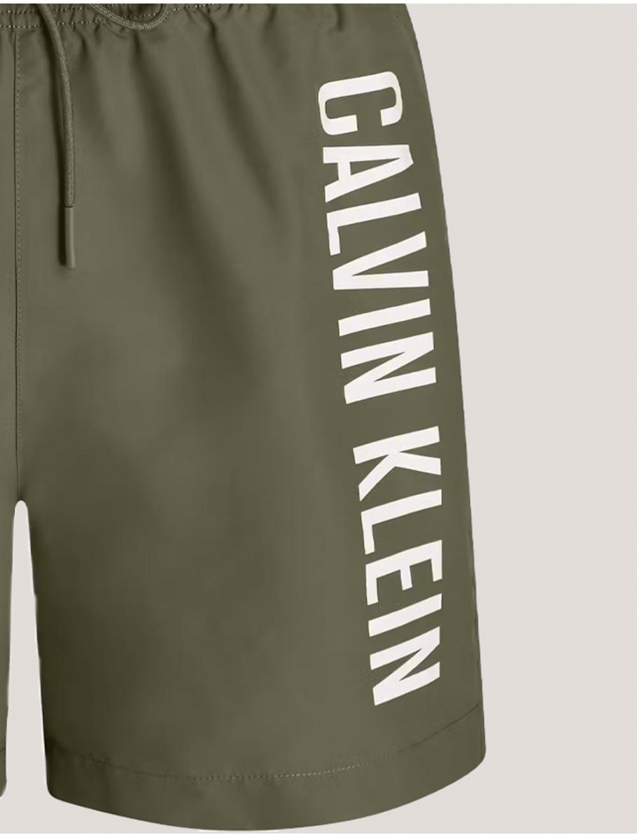 BANADOR CALVIN KLEIN MEDIUM DRAWSTRING VERDE