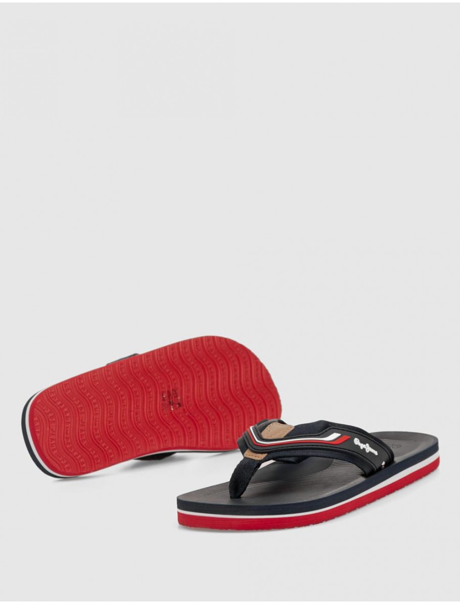 CHANCLA PEPE JEANS WEST CLUB MARINO