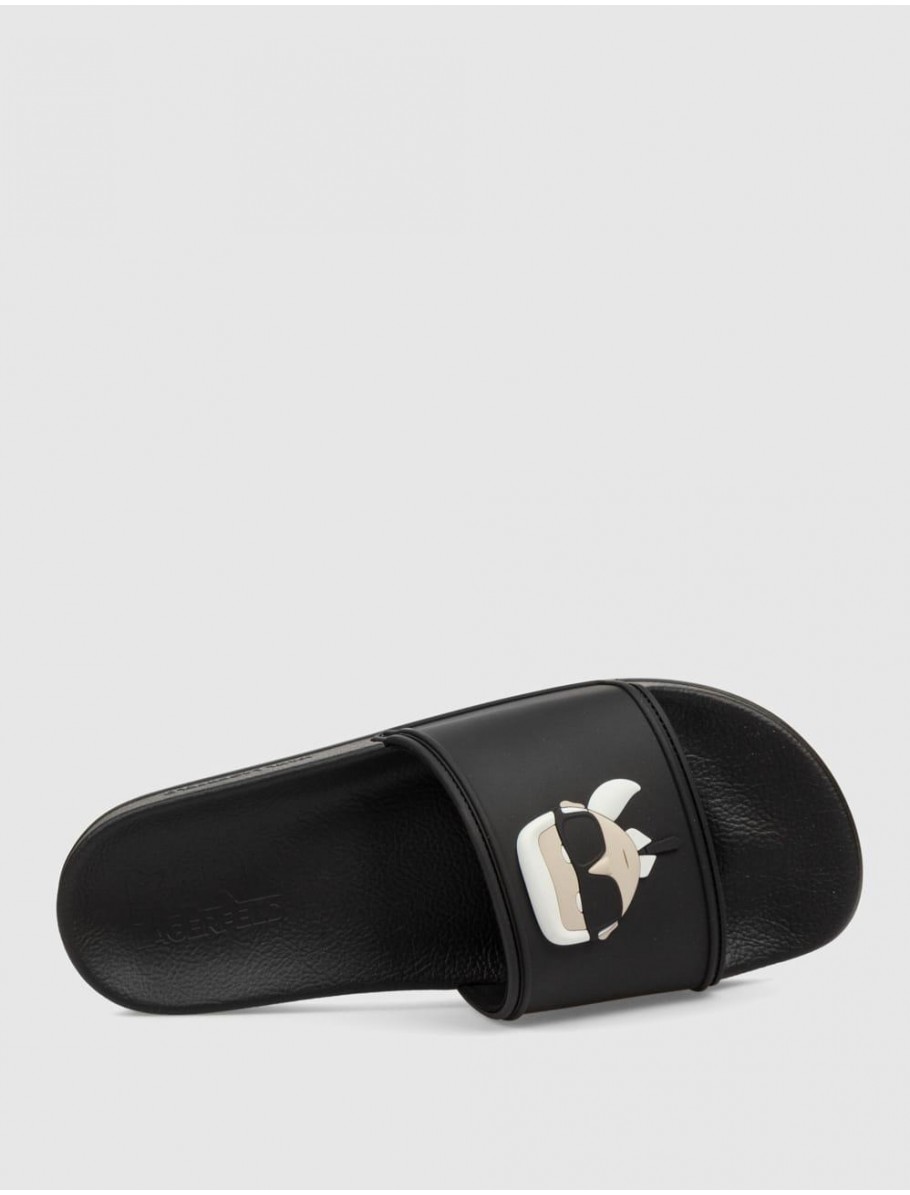 CHANCLA KARL LAGERFELD KONDO KARL NFT SLIDE NEGRO