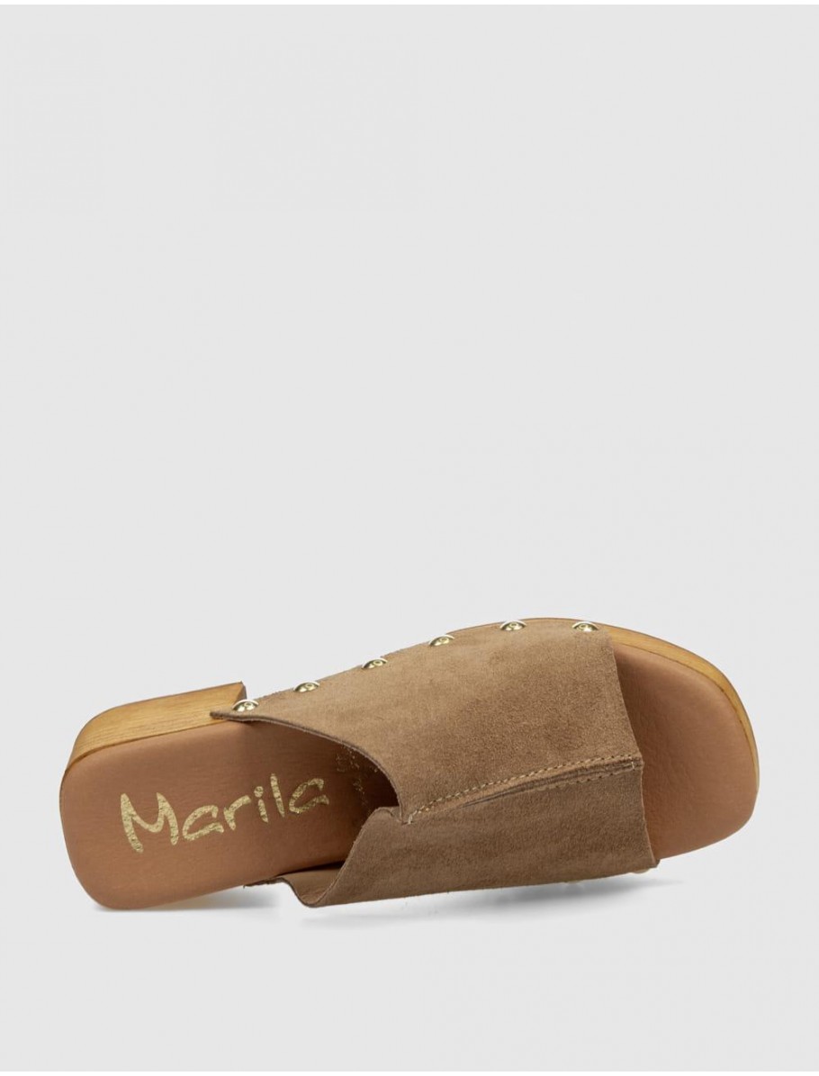 SANDALIA MARILA DARIA MARRoN