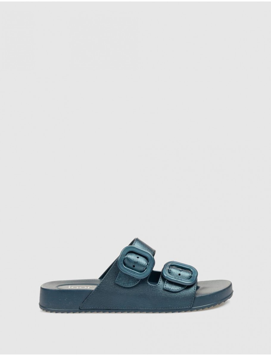 CHANCLA IGOR HABANA AZUL