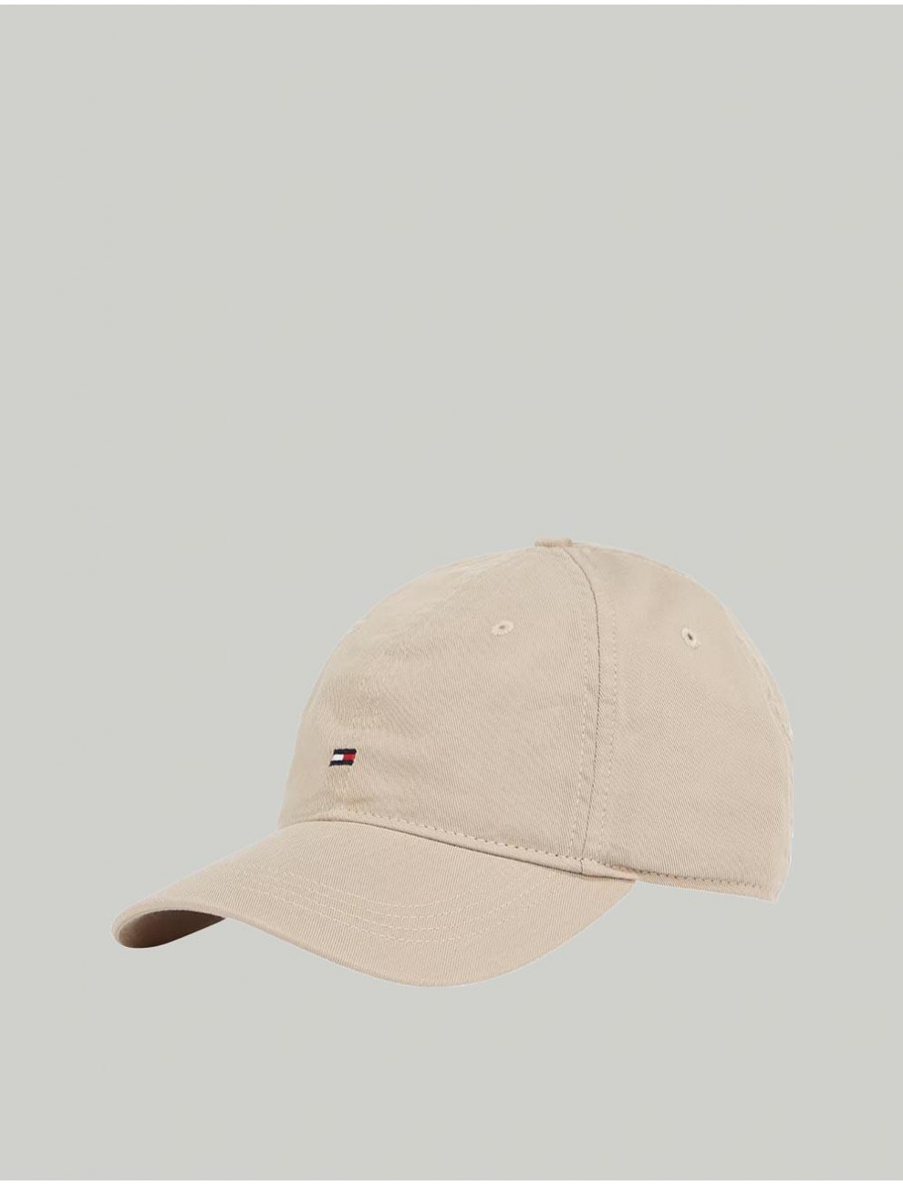 GORRA TOMMY HILFIGER TH FLAG SOFT 6 PANEL CAP BEIG