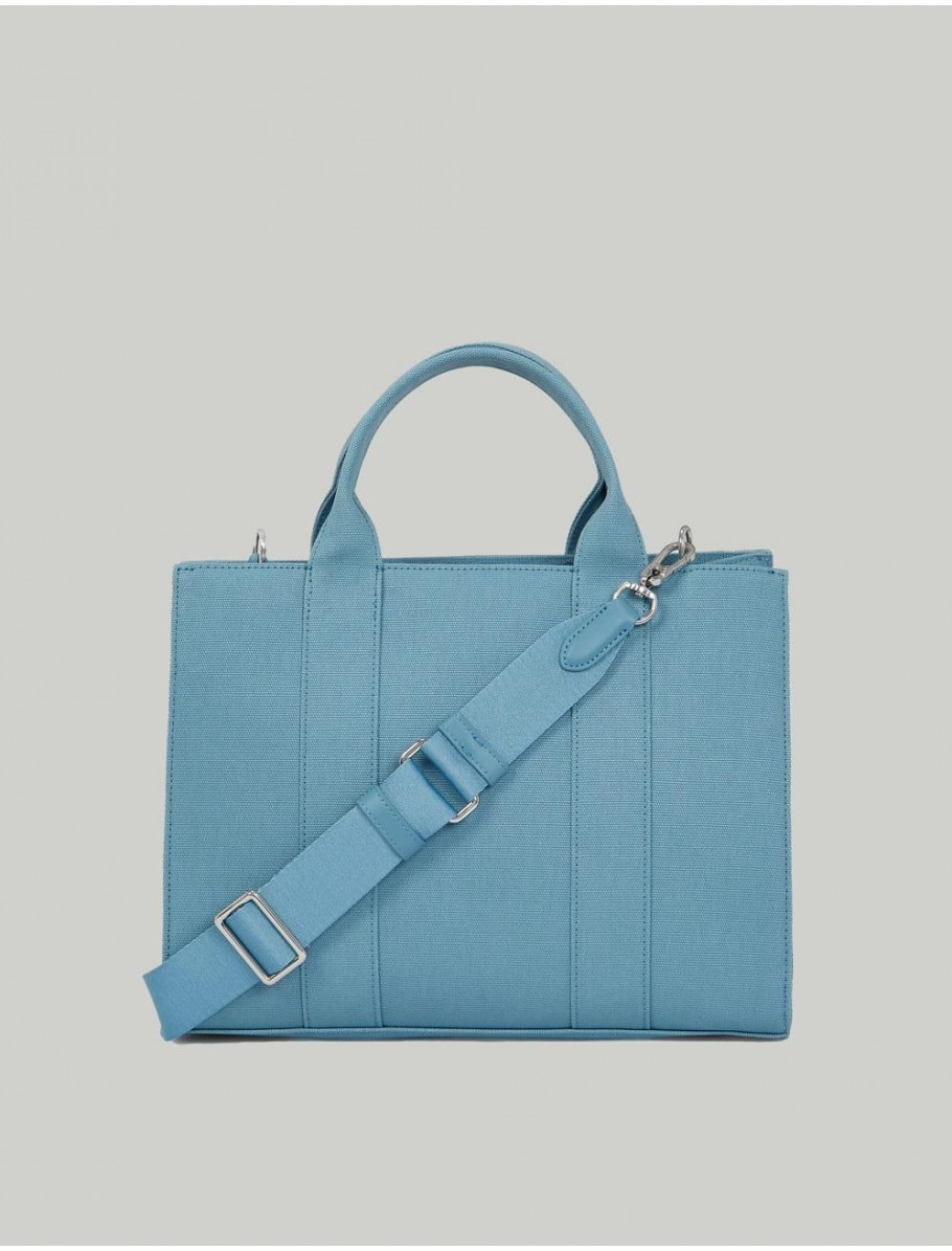 BOLSO KARL LAGERFED RSG SQUARE MEDIUM TOTE AZUL