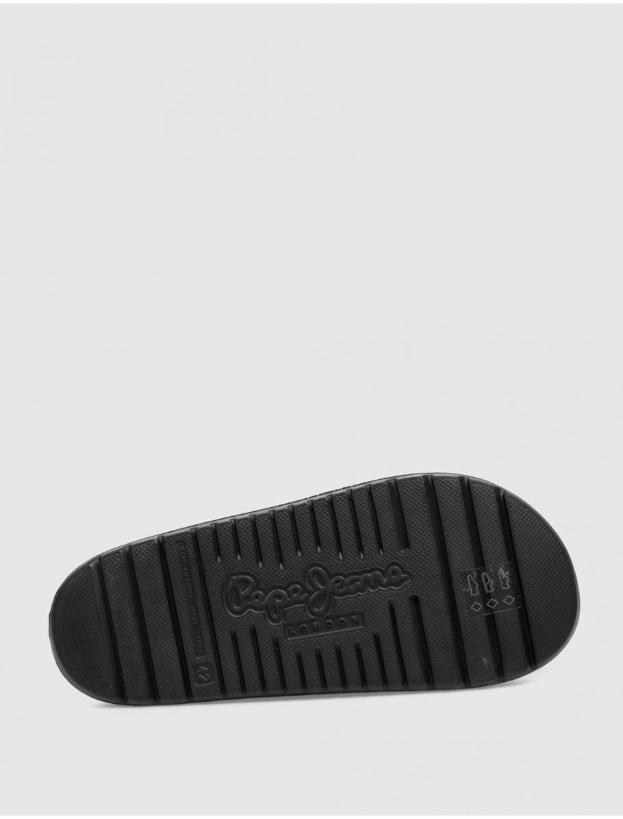 CHANCLA PEPE JEANS BEACH SLIDE NEGRO