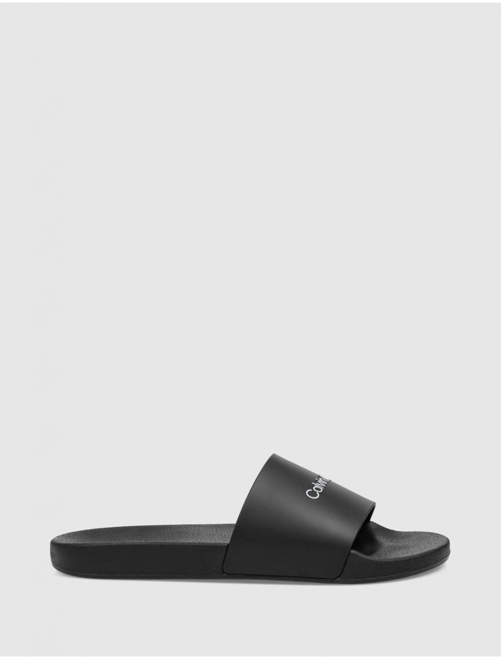 CHANCLA CALVIN KLEIN POOL SLIDE RUBBER NEGRO