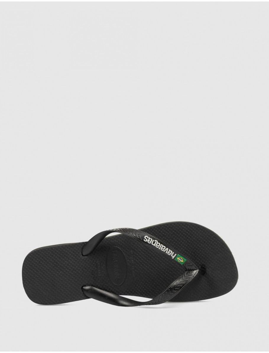 CHANCLA HAVAIANAS BRASIL LOGO NEGRO