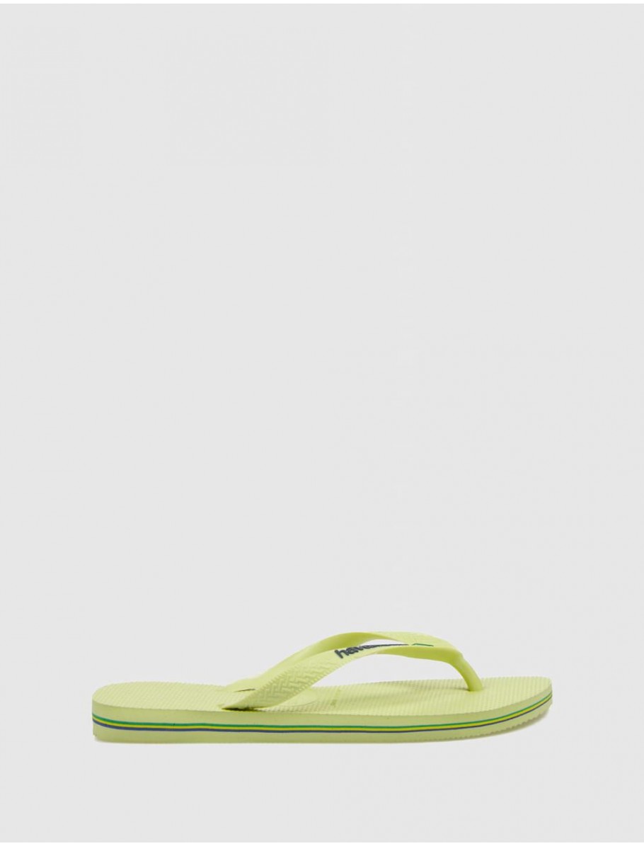 CHANCLA HAVAIANAS BRASIL LOGO VERDE