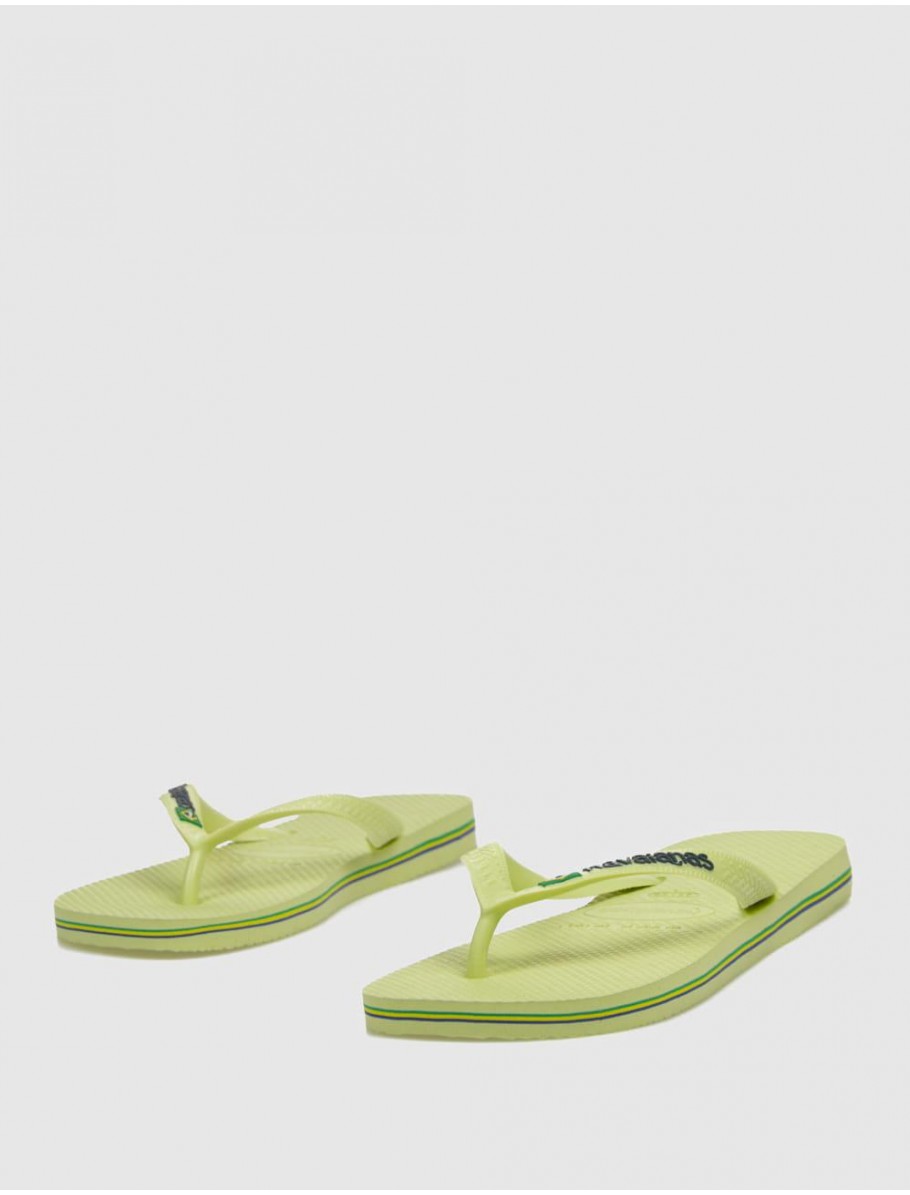 CHANCLA HAVAIANAS BRASIL LOGO VERDE