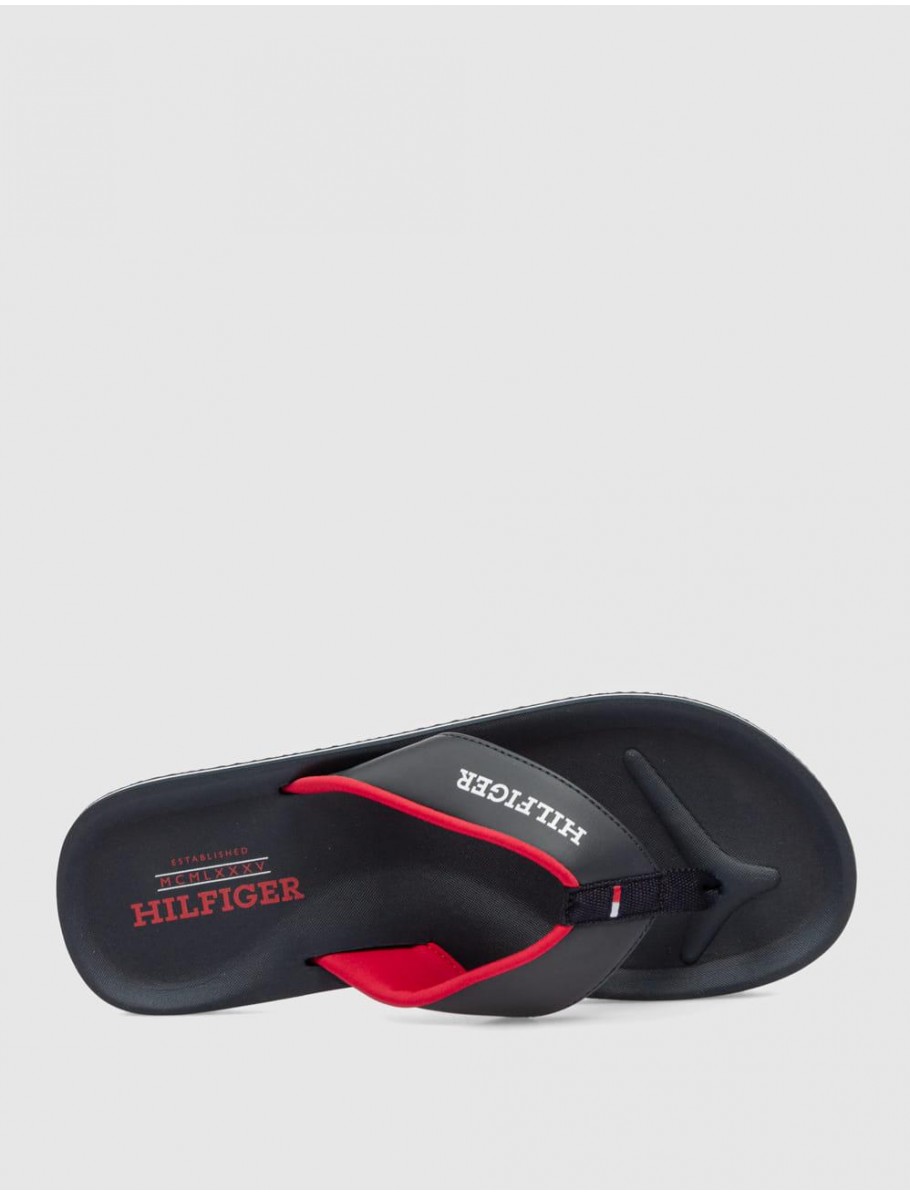 CHANCLA TOMMY HILFIGER PADDED COMFORT HILFIGER B MARINO