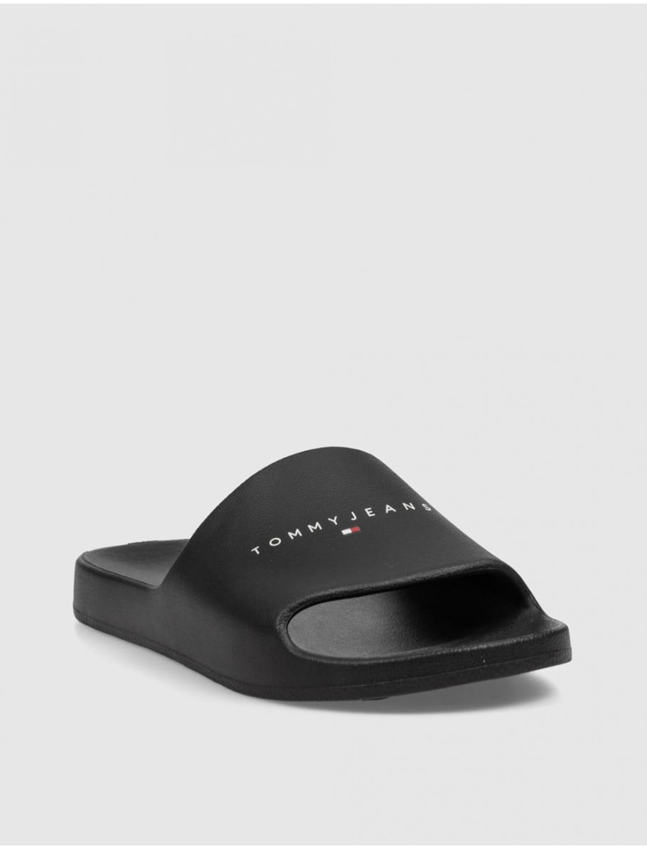 CHANCLA TOMMY HILFIGER TJM BASIC SANDAL NEGRO