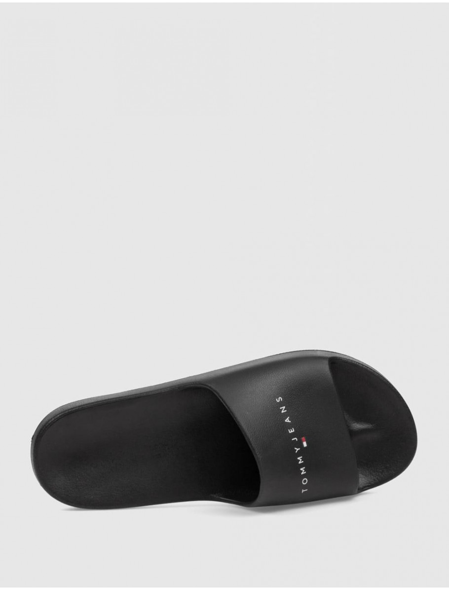 CHANCLA TOMMY HILFIGER TJM BASIC SANDAL NEGRO