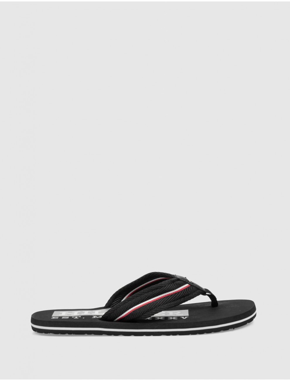 CHANCLA TOMMY HILFIGER CORPORATE HILFIGER BEACH NEGRO