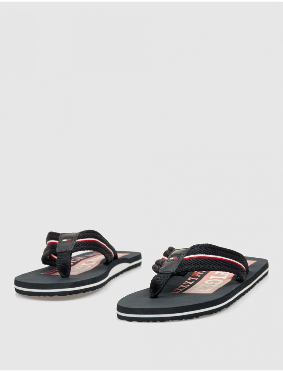 CHANCLA TOMMY HILFIGER CORPORATE HILFIGER BEACH MARINO