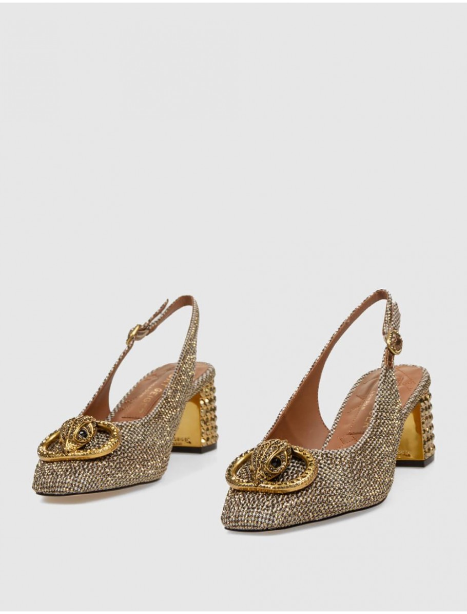 SALoN KURT GEIGER CHELSEA BLOCK SLINGBACK BEIG
