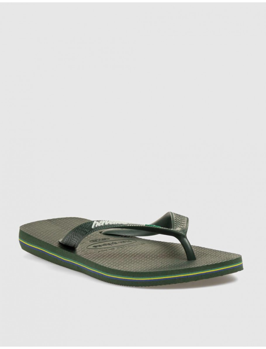CHANCLA HAVAIANAS BRASIL LOGO VERDE