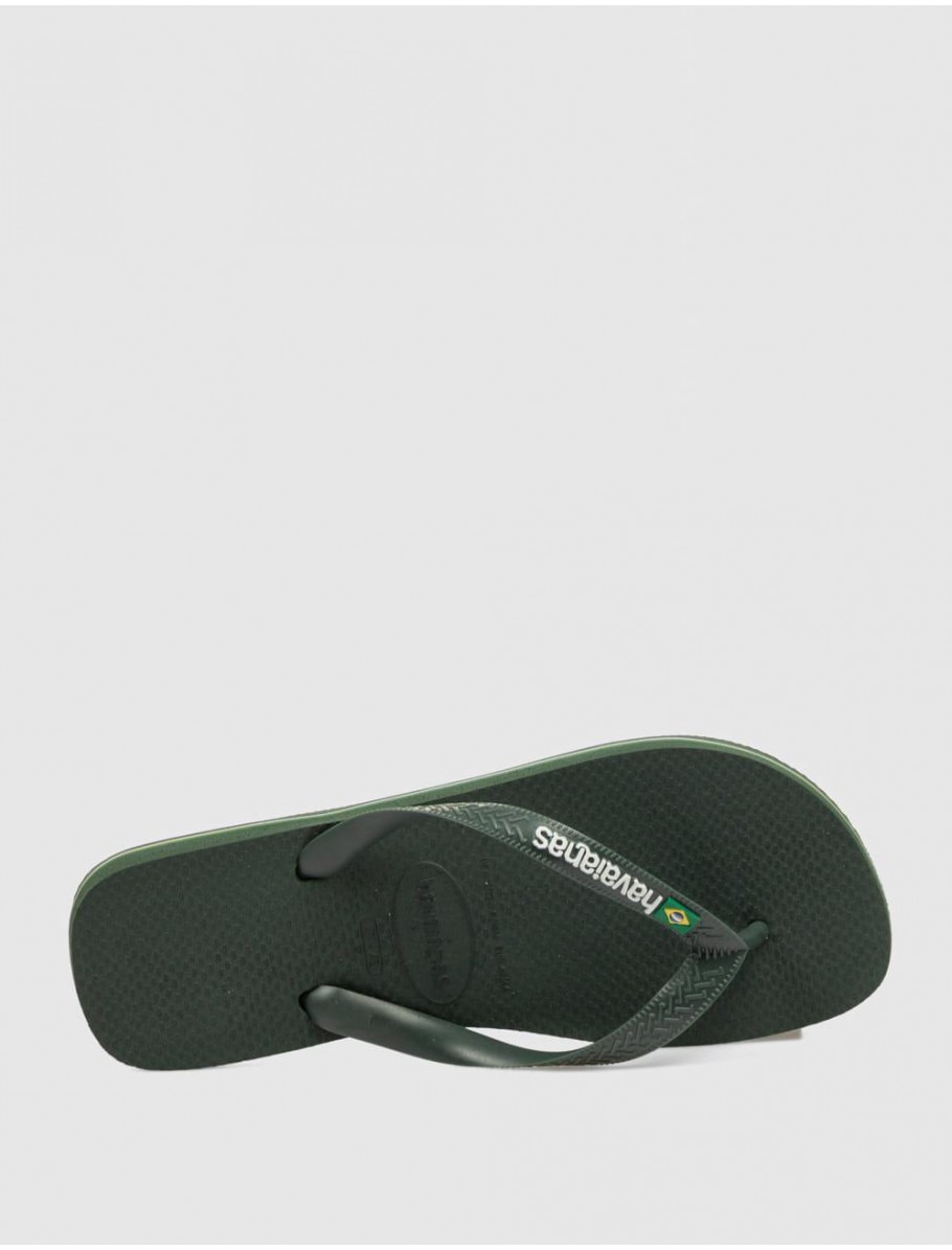 CHANCLA HAVAIANAS BRASIL LOGO VERDE