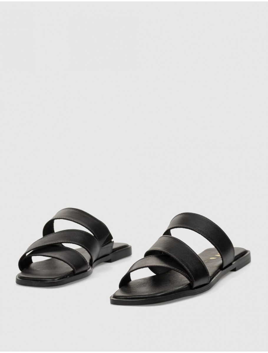 SANDALIA OBVIO SHOES KAI NEGRO