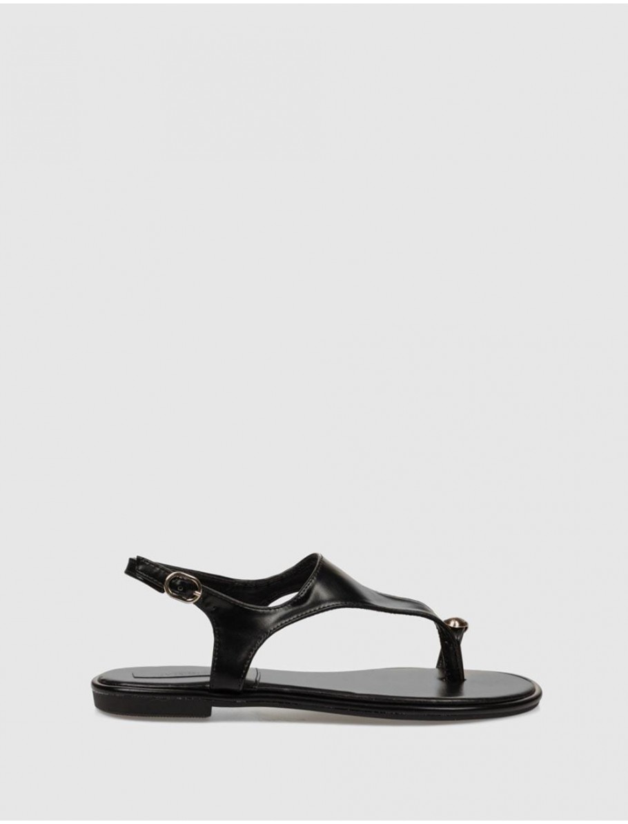 SANDALIA KAMOME TRENDS MAHINA NEGRO