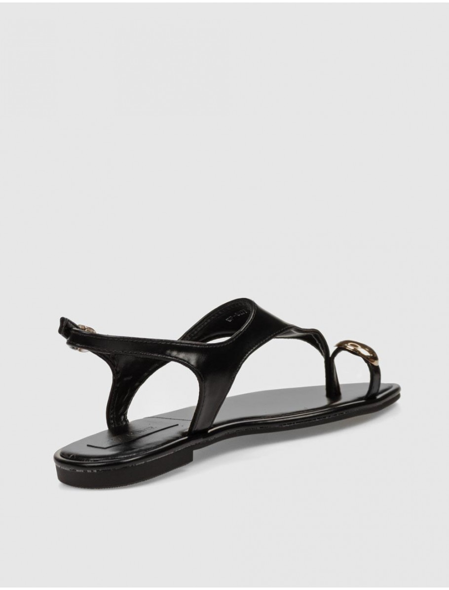 SANDALIA KAMOME TRENDS MAHINA NEGRO