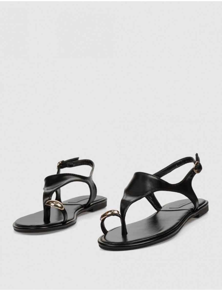SANDALIA KAMOME TRENDS MAHINA NEGRO