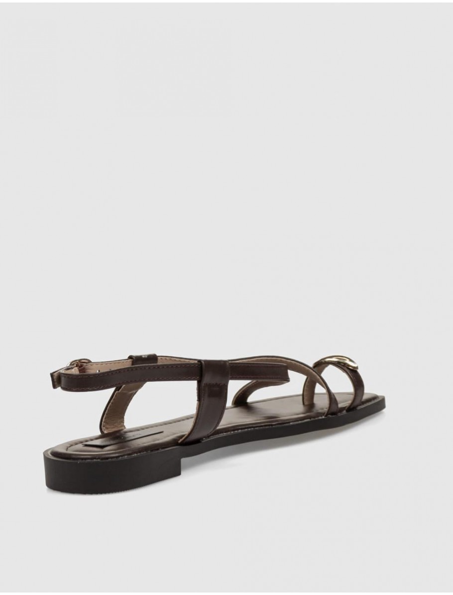 SANDALIA KAMOME TRENDS ANELA MARRoN