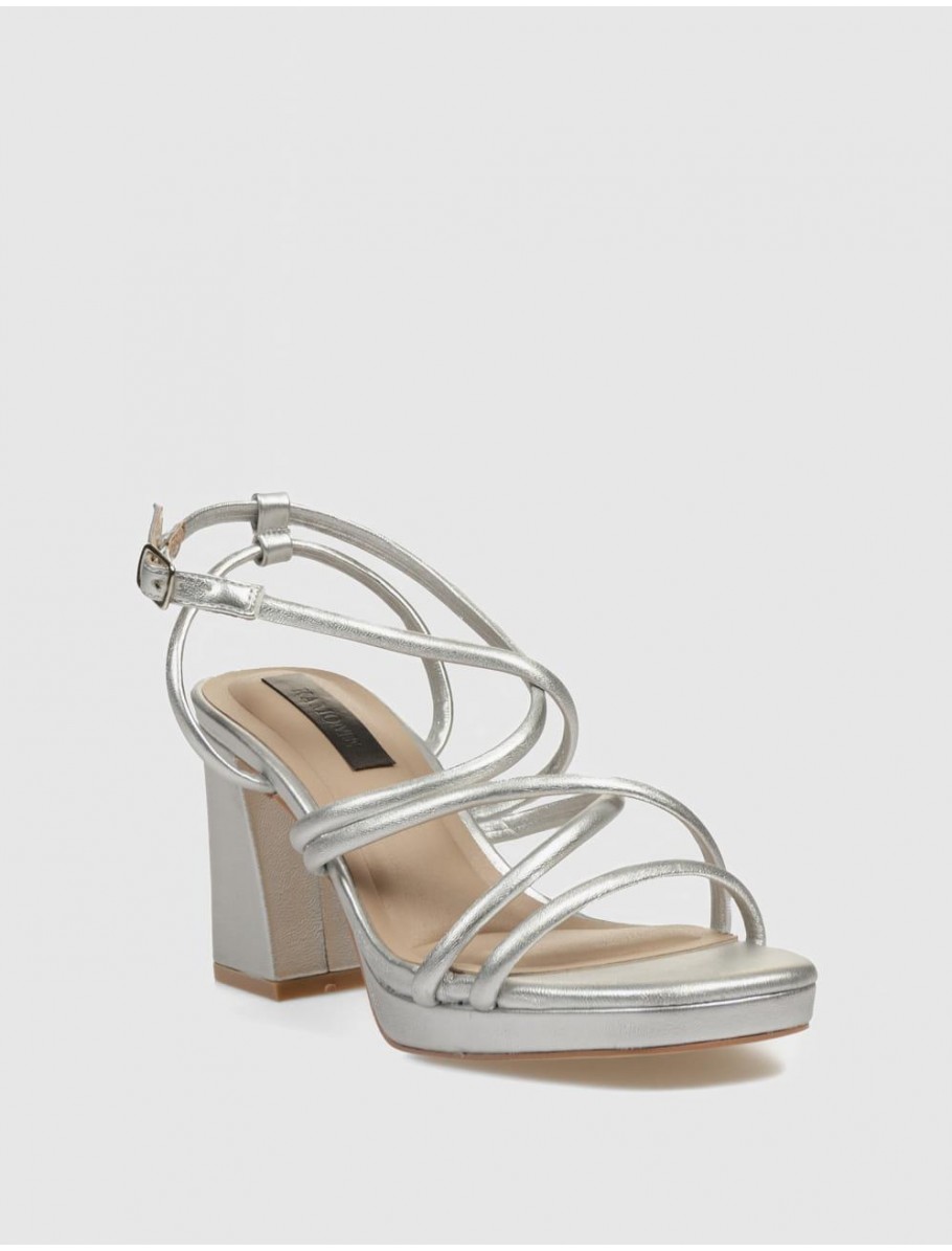 SANDALIA KAMOME TRENDS KALEA PLATA