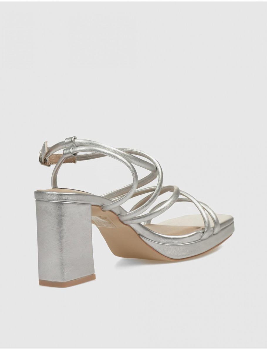 SANDALIA KAMOME TRENDS KALEA PLATA