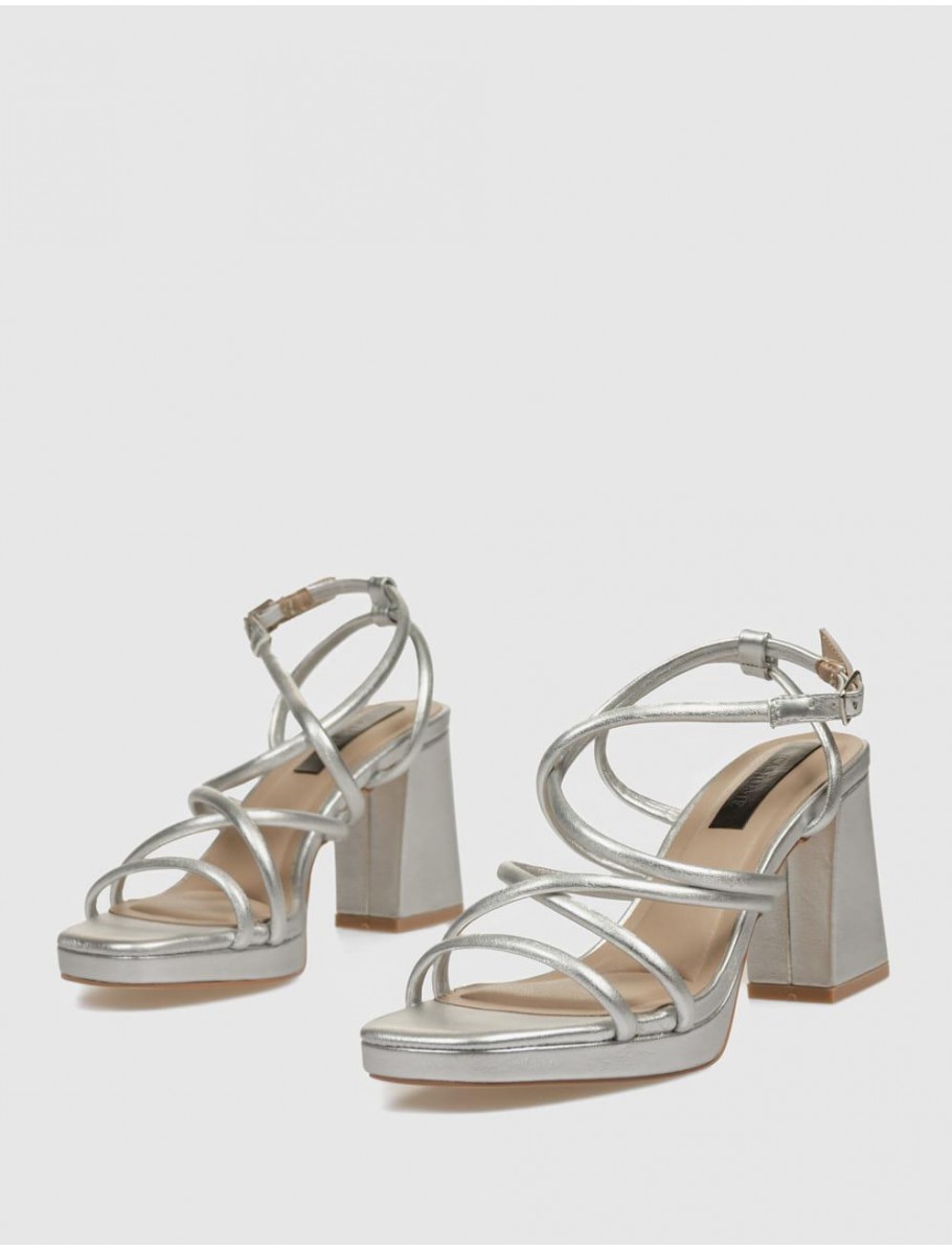 SANDALIA KAMOME TRENDS KALEA PLATA