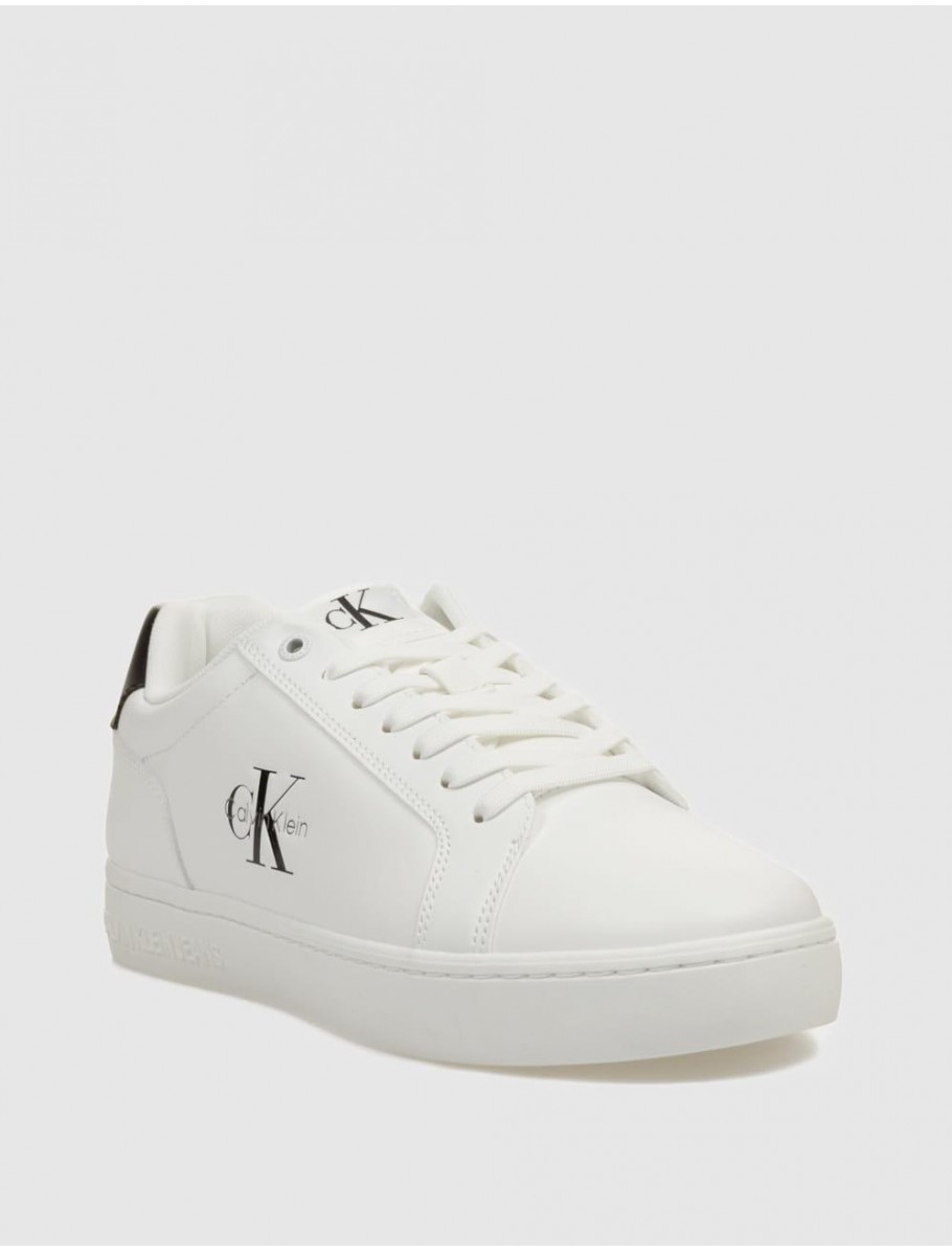 ZAPATILLA CALVIN KLEIN CLASSIC CUPSOLE MONO LTH BLANCO