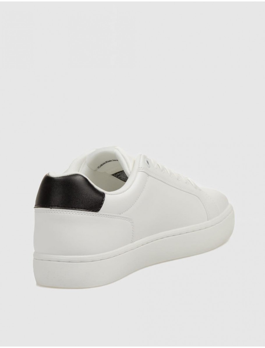 ZAPATILLA CALVIN KLEIN CLASSIC CUPSOLE MONO LTH BLANCO