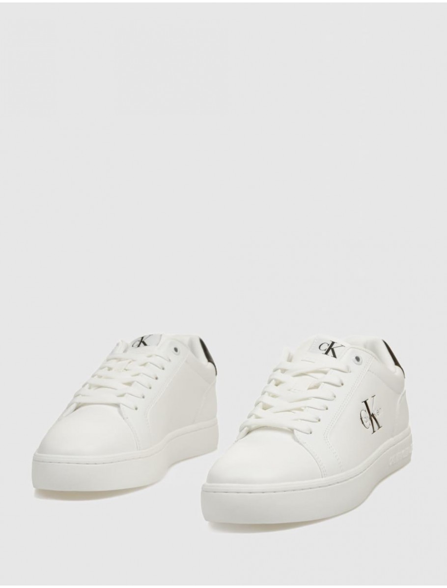 ZAPATILLA CALVIN KLEIN CLASSIC CUPSOLE MONO LTH BLANCO
