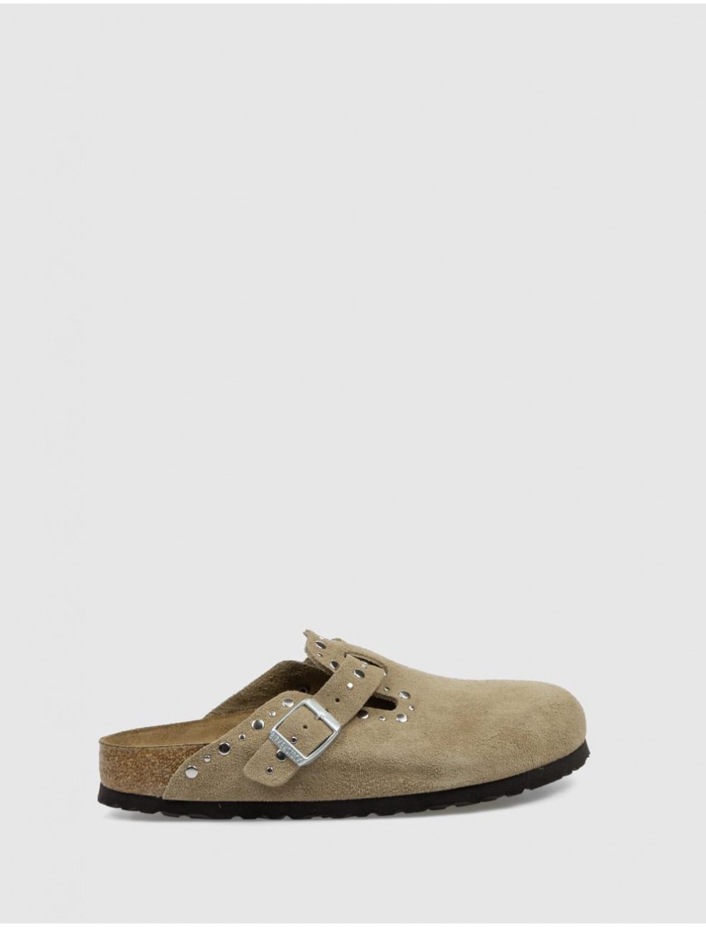 ZUECO BIRKENSTOCK BOSTON RIVET TAUPE