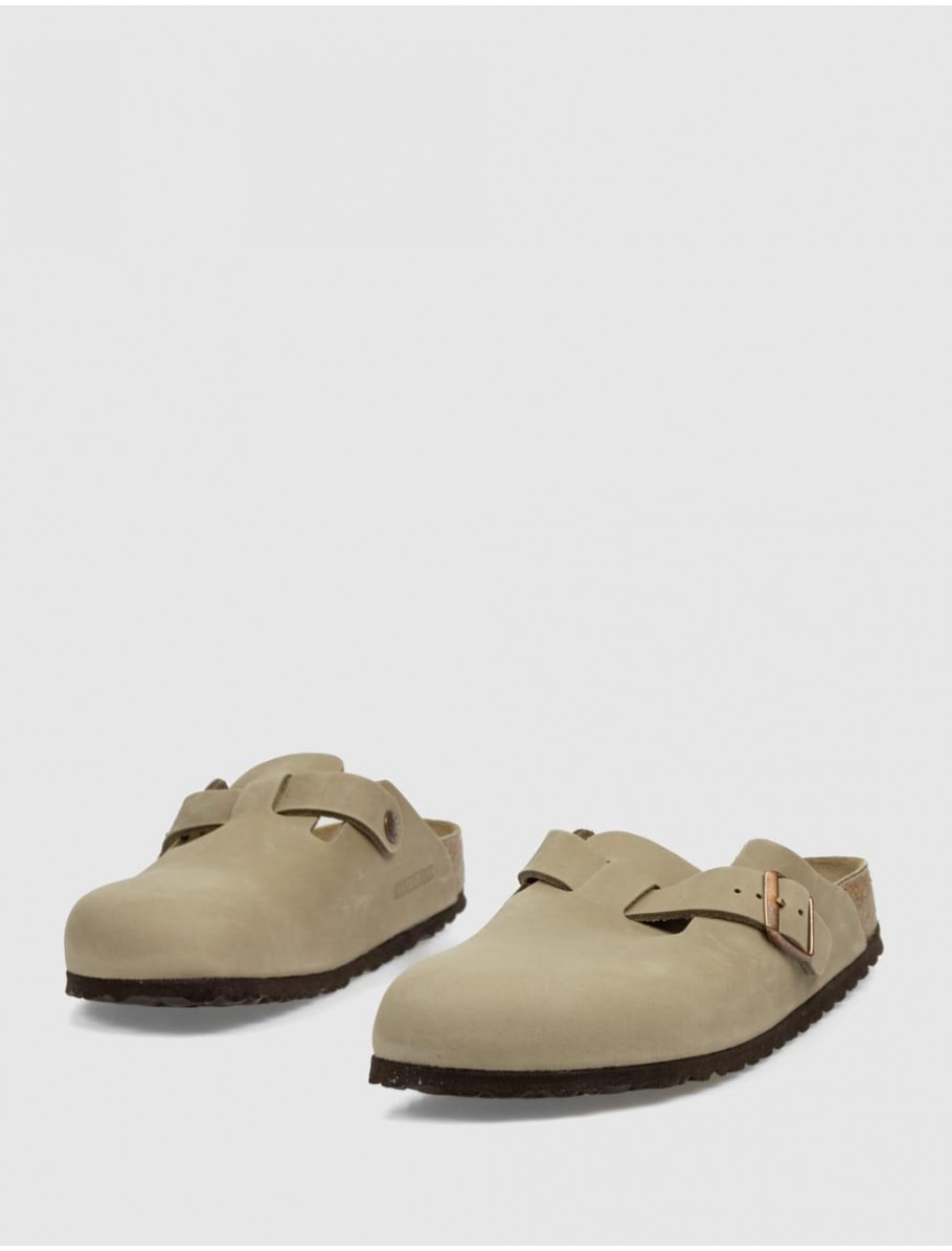 ZUECO BIRKENSTOCK BOSTON BS MARRoN