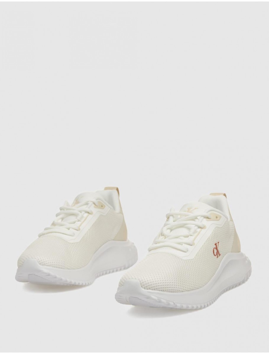 ZAPATILLA CALVIN KLEIN EVA RUNNER L UP MIX MESHLOGO CK BLANCO