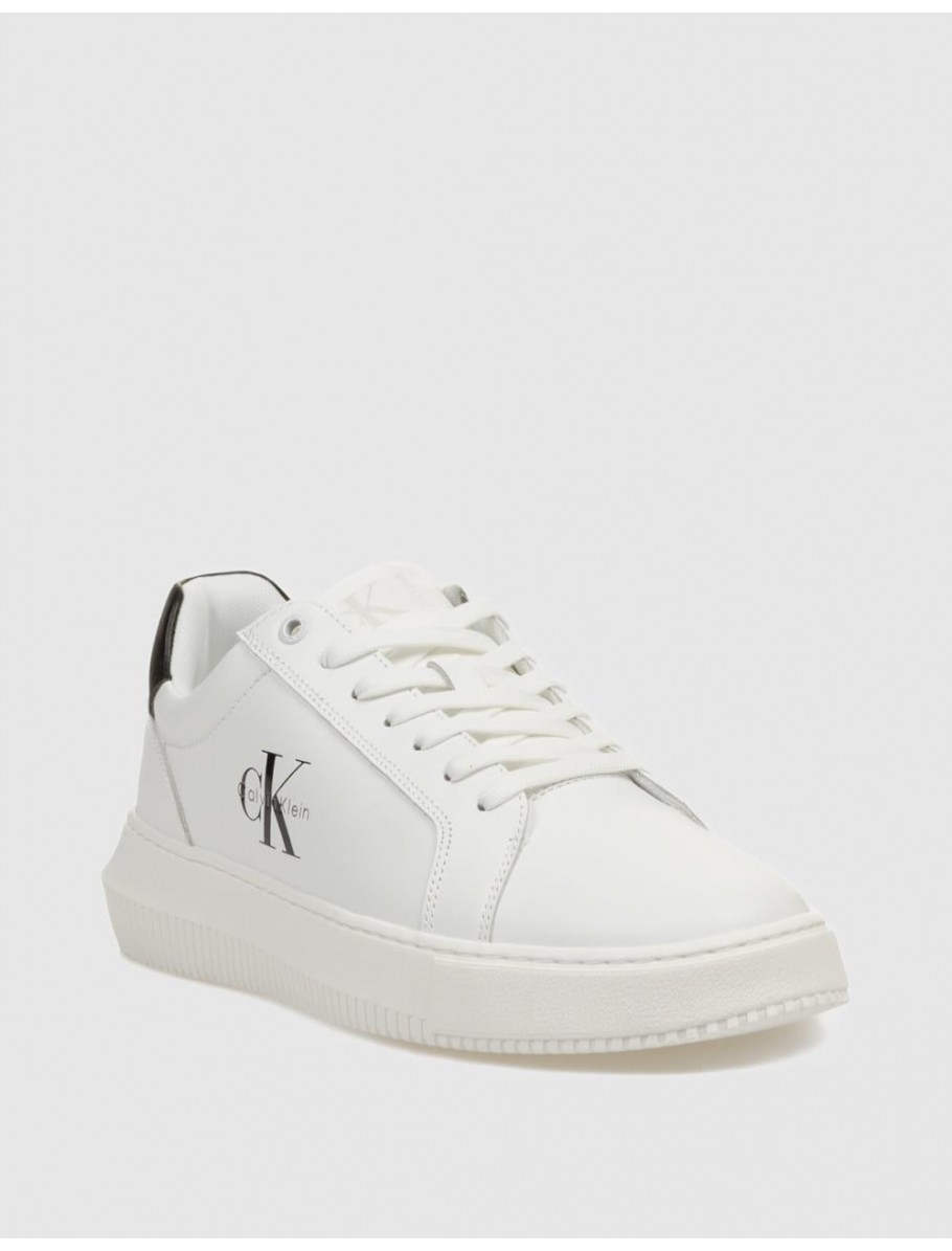 ZAPATILLA CALVIN KLEIN CHUNKY CUPSOLE MONO LTH BLANCO