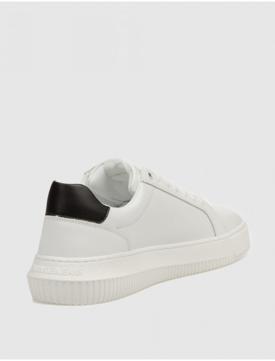 ZAPATILLA CALVIN KLEIN CHUNKY CUPSOLE MONO LTH BLANCO