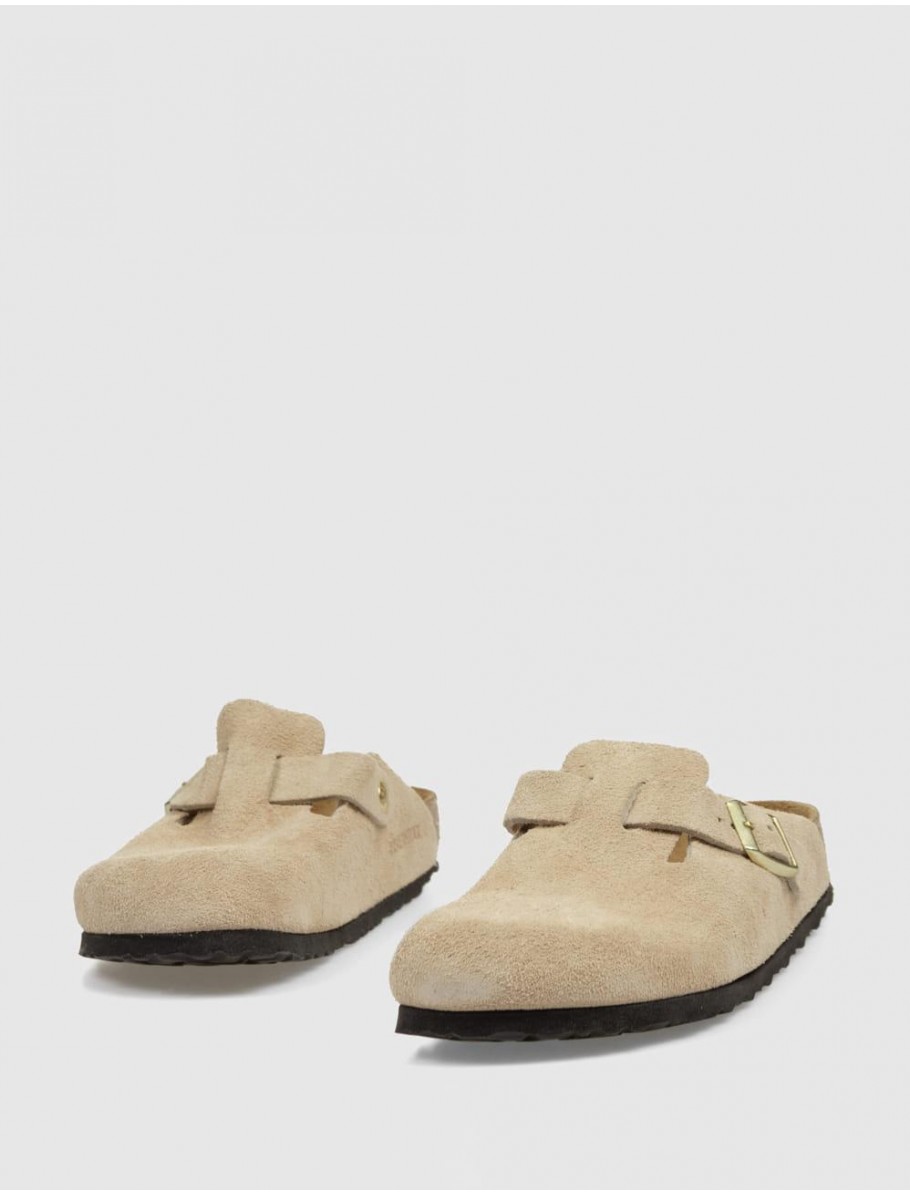 ZUECO BIRKENSTOCK BOSTON BEIG