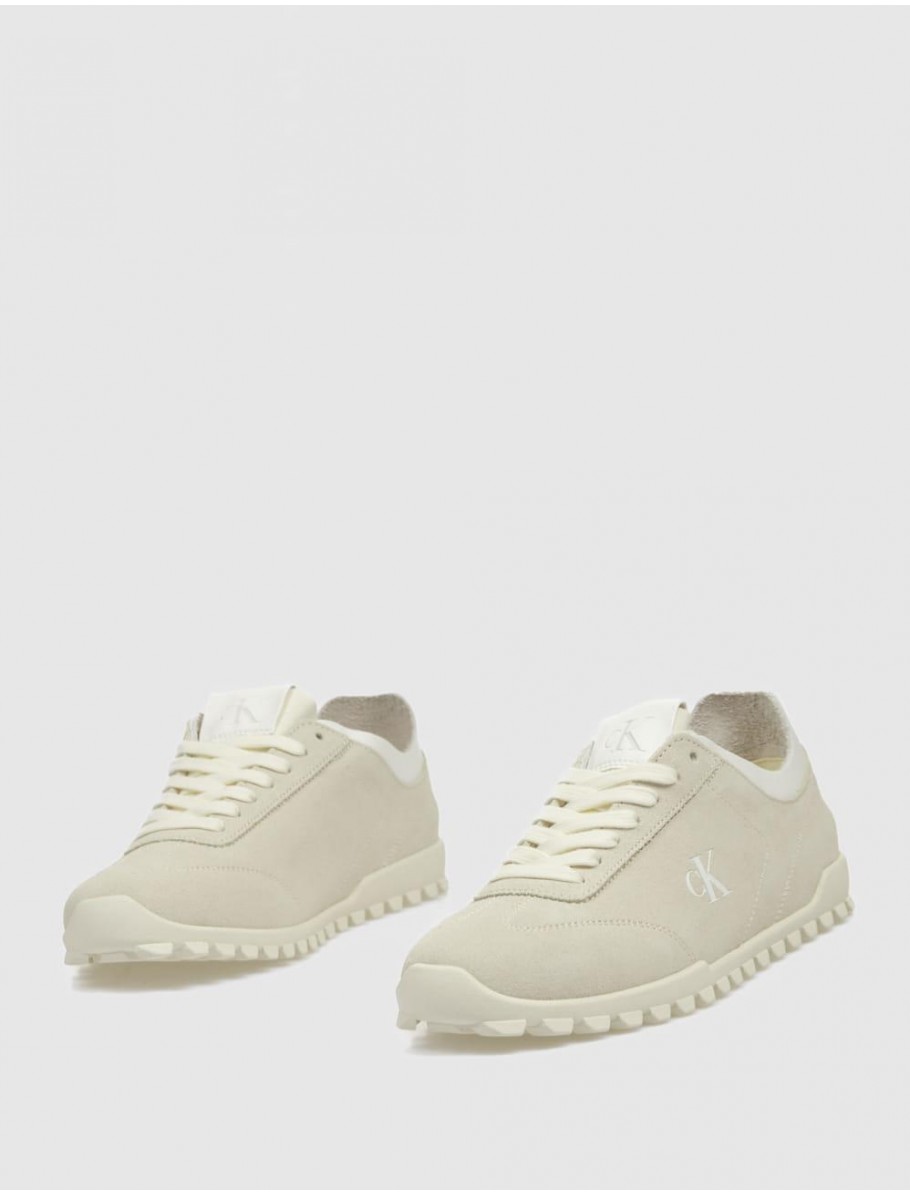 ZAPATILLA CALVIN KLEIN LOW PROFILE RUNNER MG SUE BLANCO