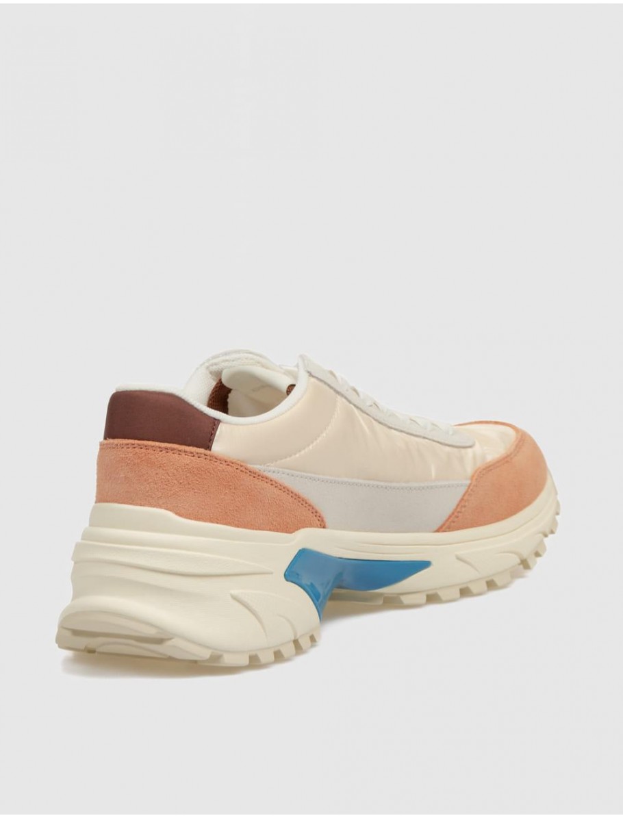 ZAPATILLA CALVIN KLEIN HIKE RUNNER MG NYLON PERL BEIG