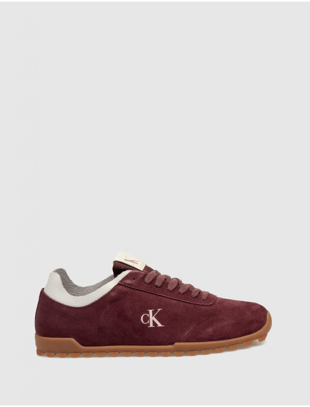 ZAPATILLA CALVIN KLEIN LOW PROFILE RUNNER SU BURDEOS